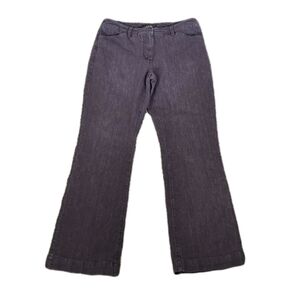 Eddie Bauer Bootcut Jeans Women's 32 Aubergine Purple Denim Classy Preppy Casual